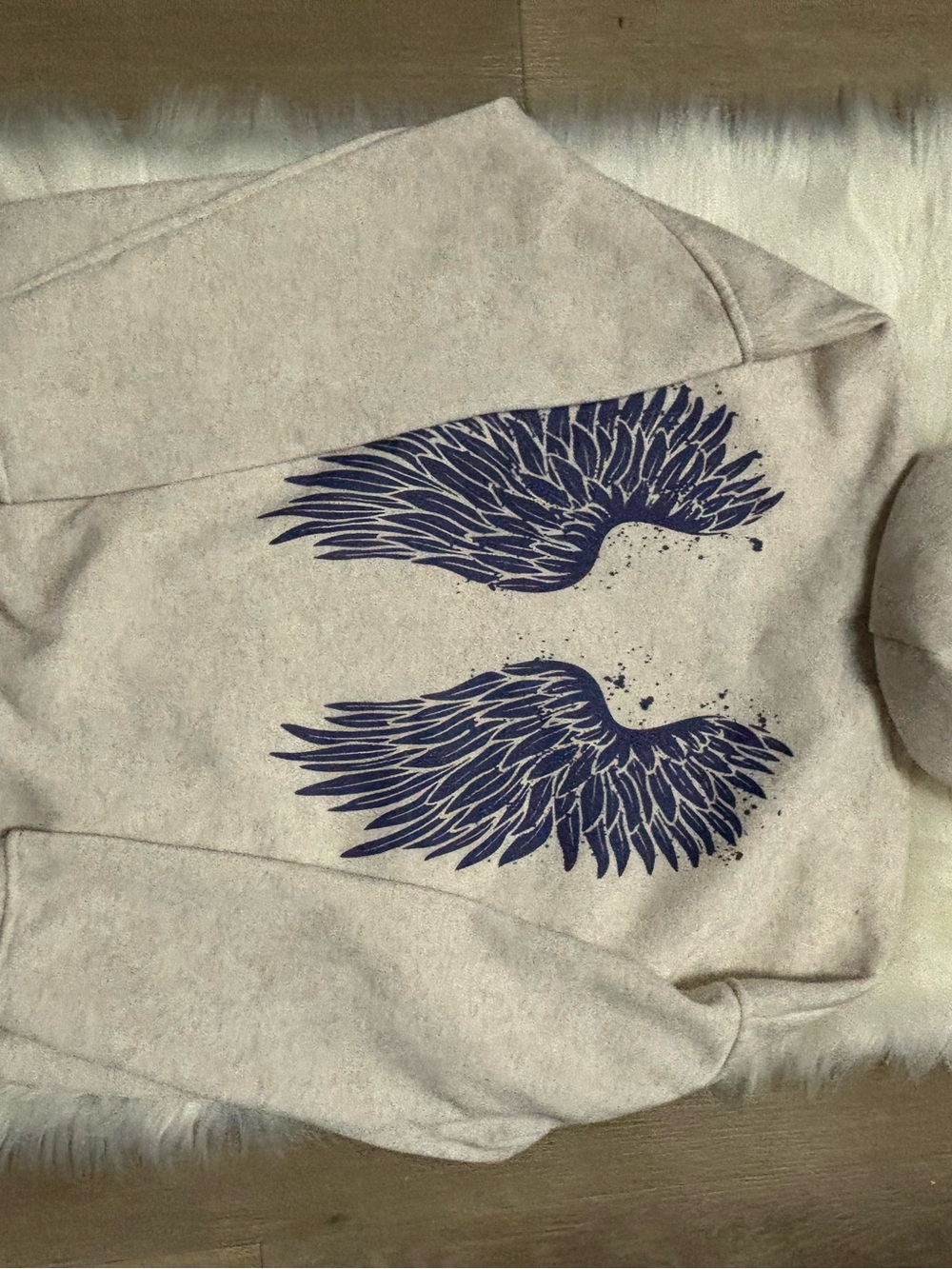 Theory Cream Logo Pullover Hoodie - Women's Scoop/Crew Neck - Picture 4 of 5